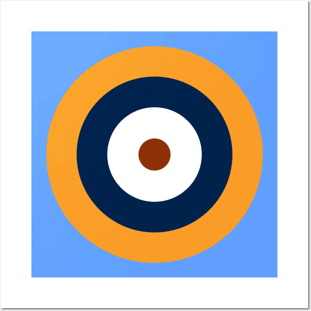 Spitfire Roundel Type A1 (WW2 Era) Wall Art by Lyvershop